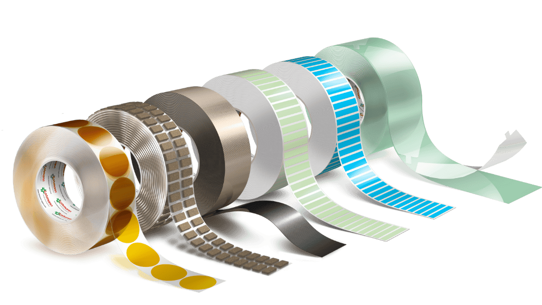 Lohmann-adhesive-tape-visual-multifunctional-tape-rolls-in-a-row