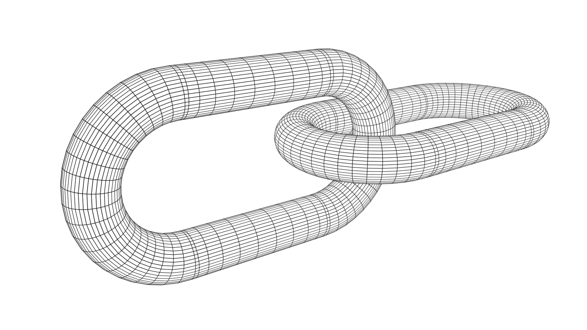 Wireframe-graphic-of-a-chain-black