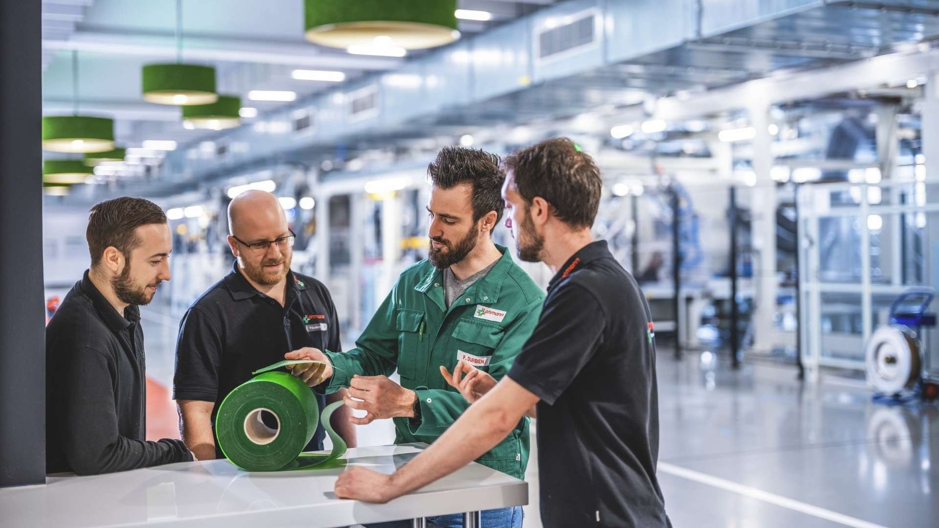Production-group-discussion-tape-coating-line-cl16