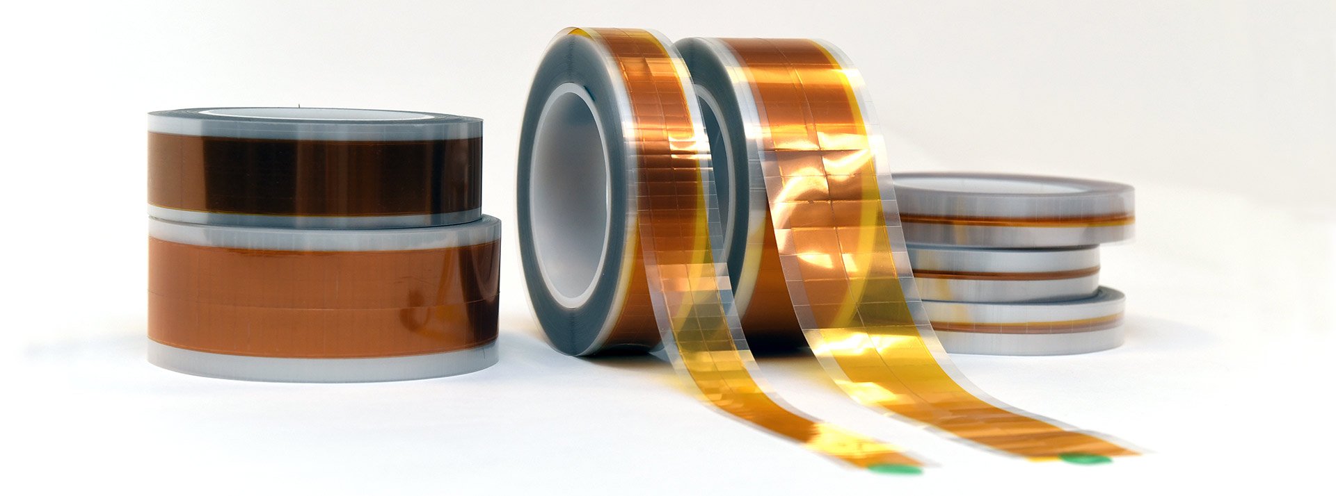 Kapton-tape-rolls-on-a-table