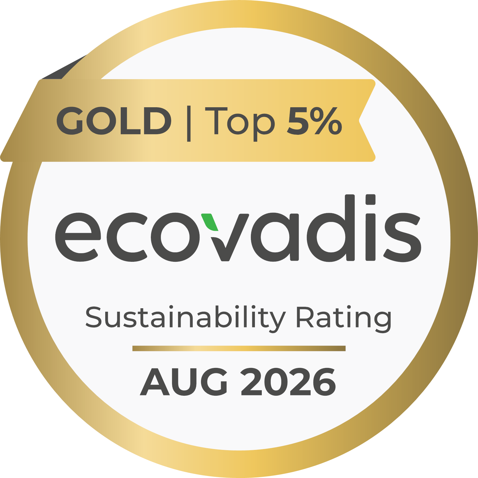EcoVadis Gold EcoVadis Gold