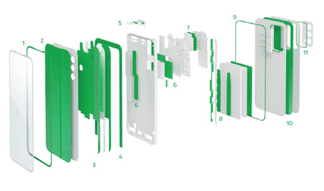 Smartphone-bonding-application-tape