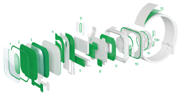 Smartwatch-bonding-application-tape