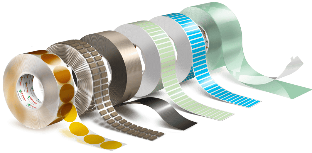 Lohmann-adhesive-tape-visual-multifunctional-tape-rolls-in-a-row