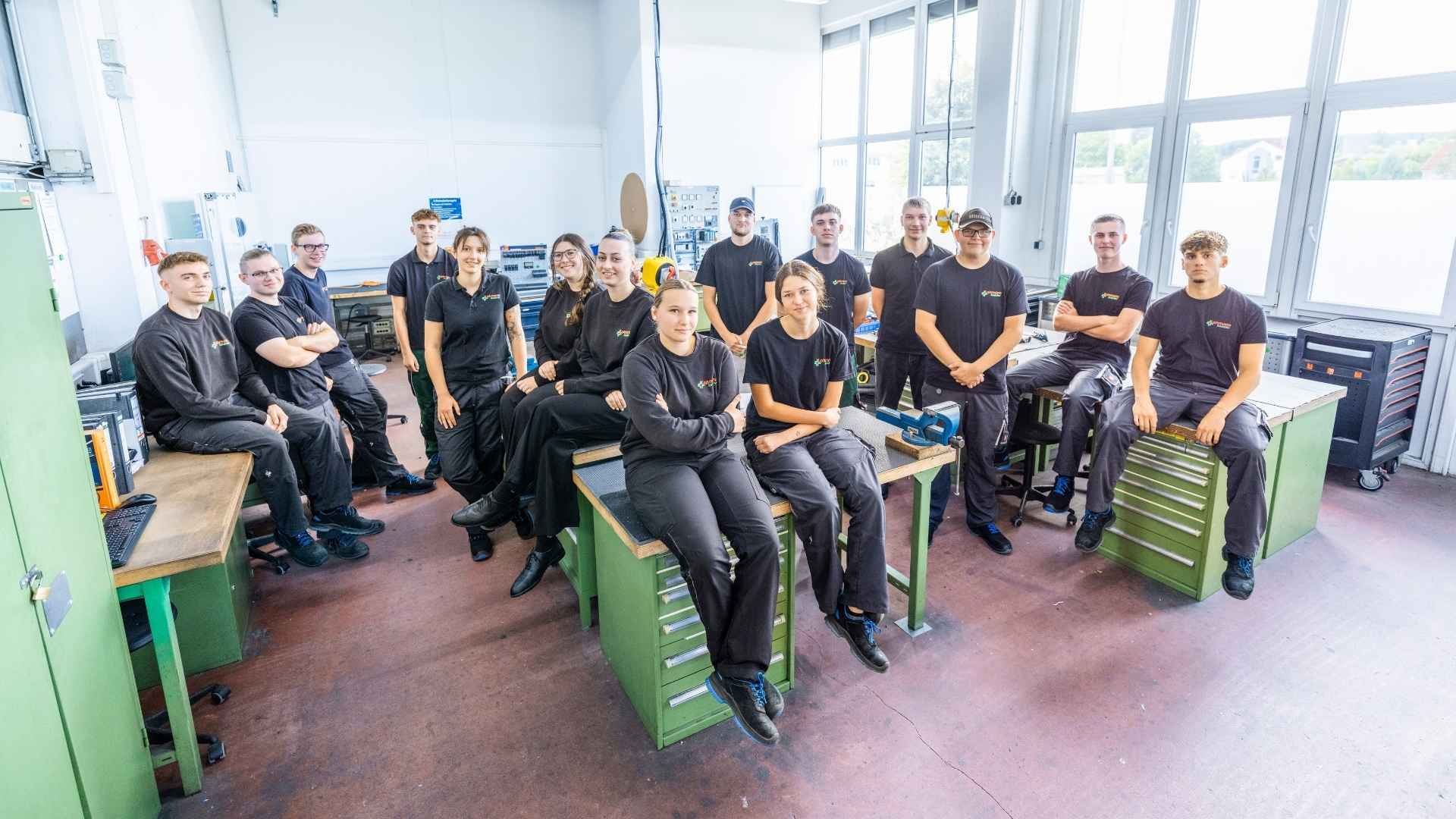 Hygiene-Lehrlingsgruppe