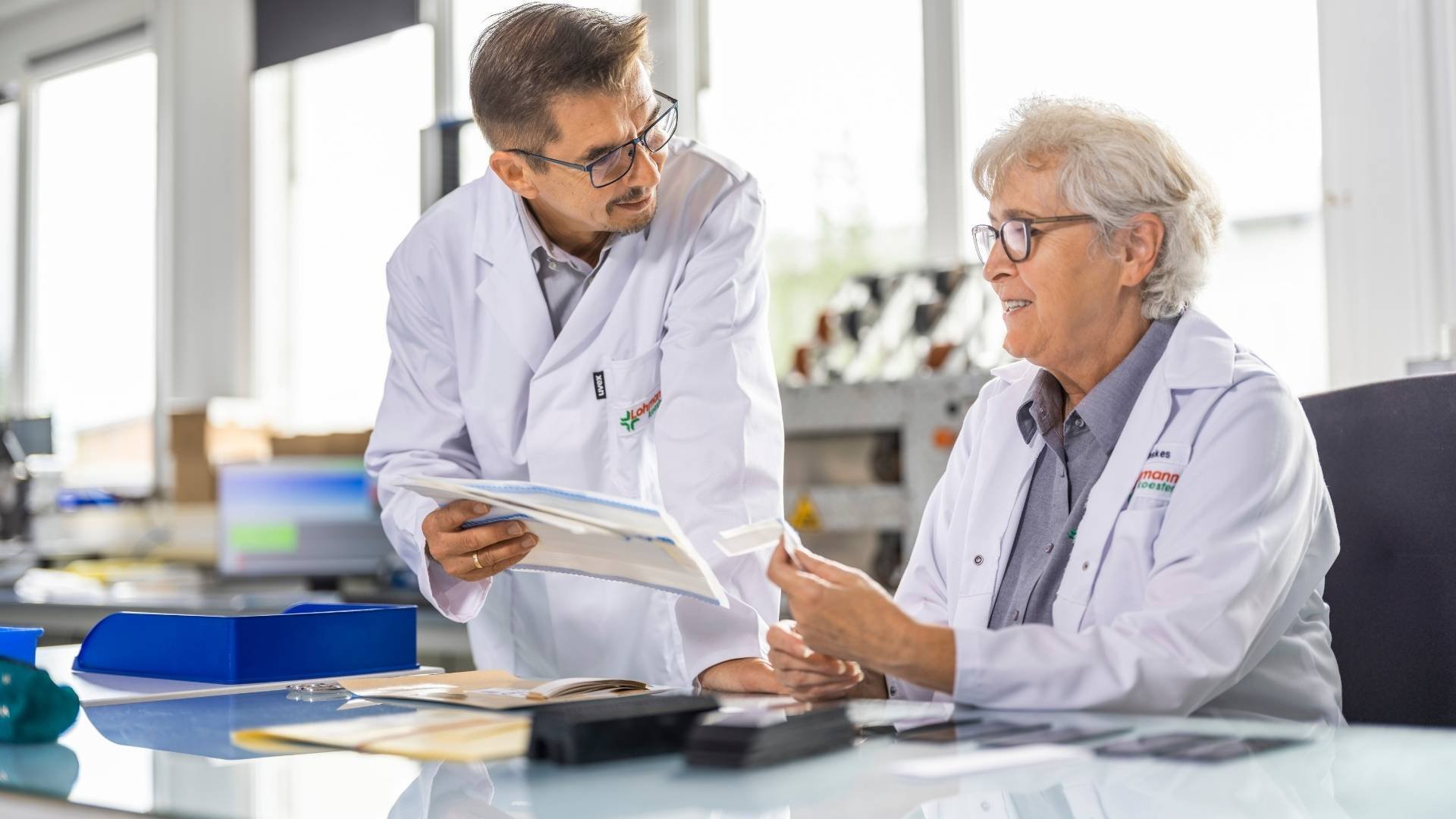 Hygiene-Labor-Mitarbeiter