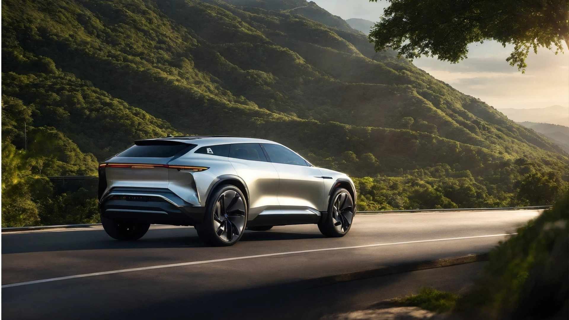 Automotive-all-terrain-vehicle-electric-car-illustration