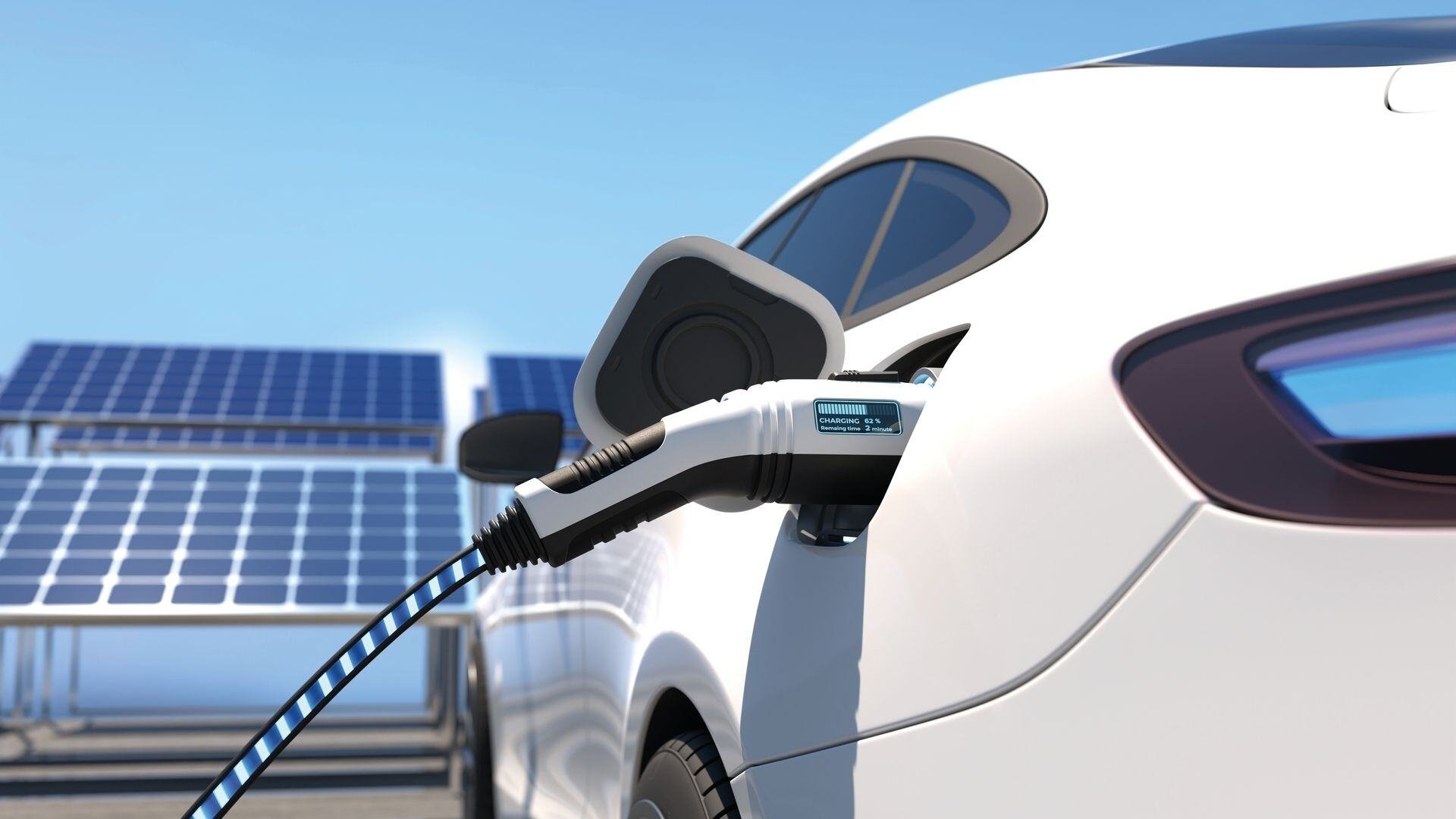 Automotive-ev-battery-tape-application-electric-car-charging-solar-panels