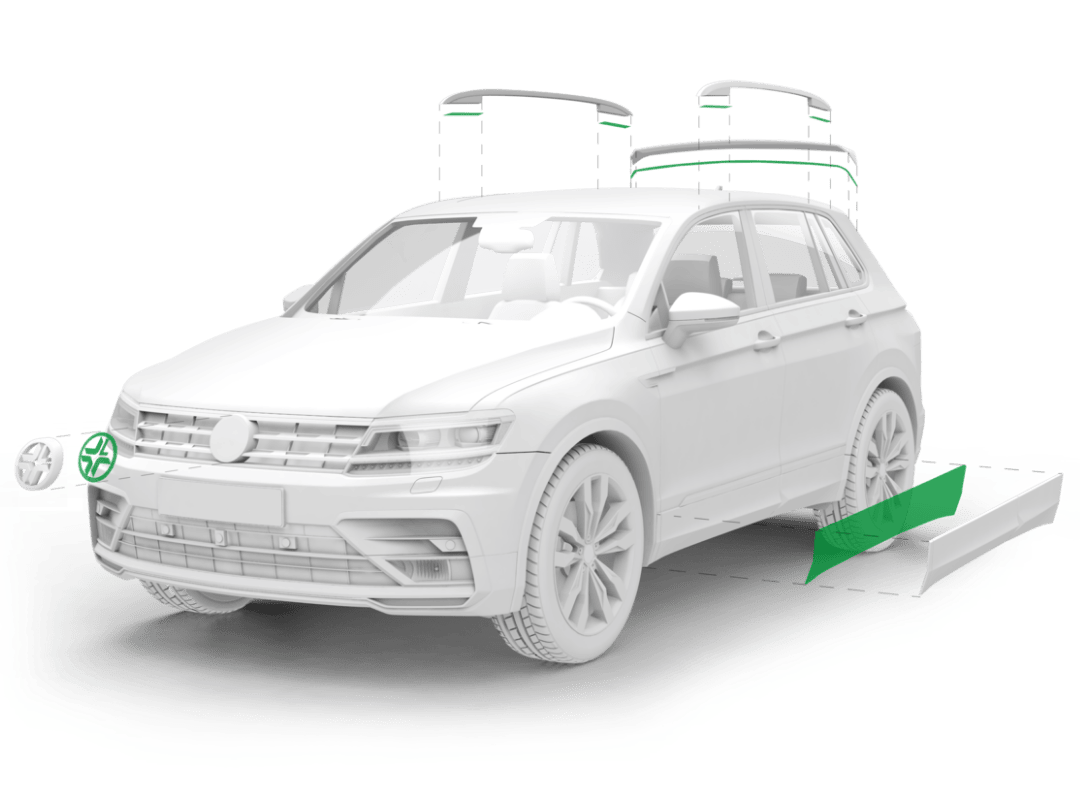 Auto-Exterieur-Anbauteile