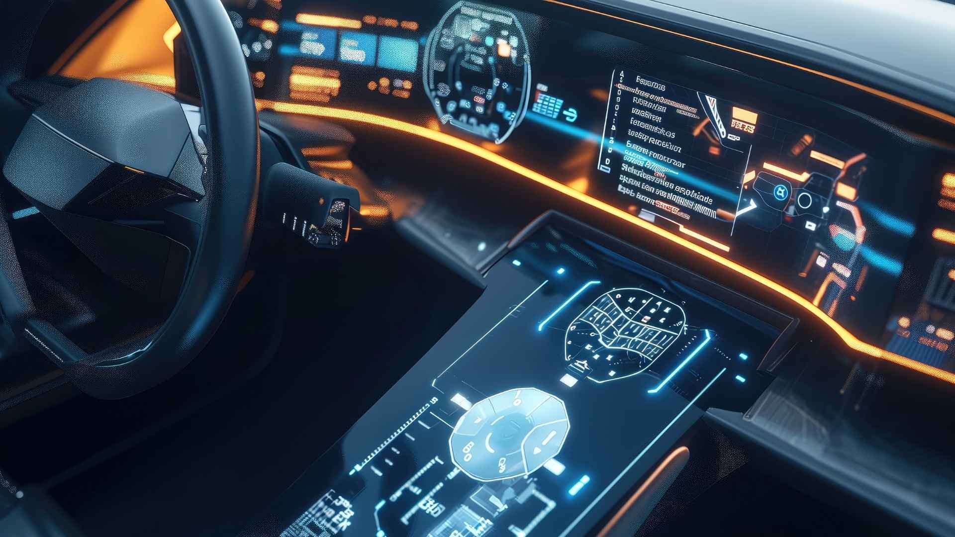 Automotive-electronics-cockpit-dashboard-large-displays