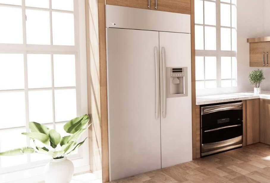 Modern-kitchen-room-wood-fridge