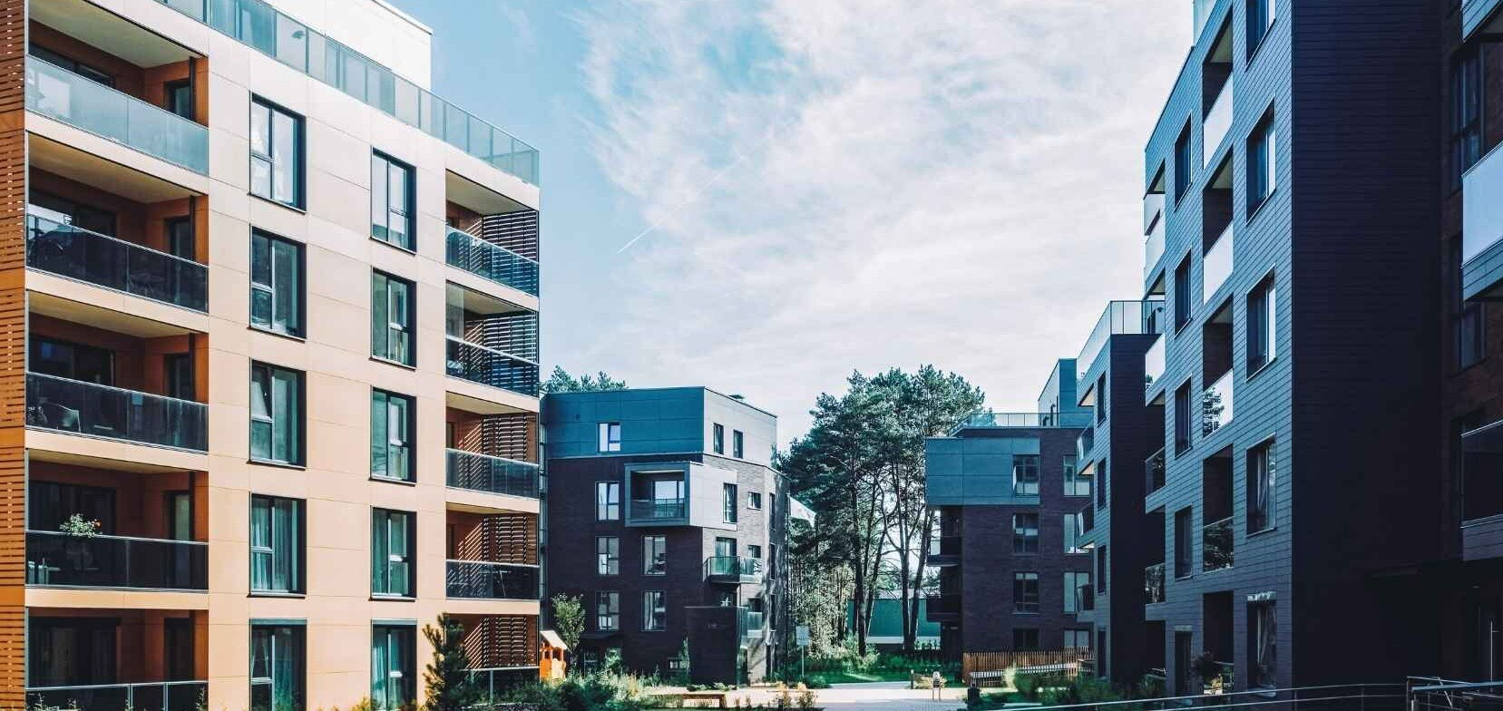 Smart-building-architectural-residential-buildings-complex