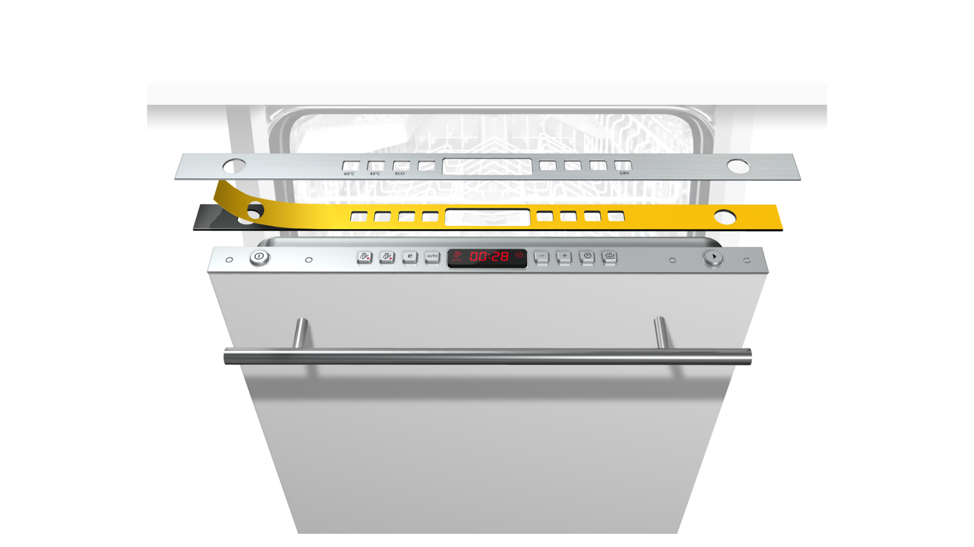 Front-panel-dish-washer