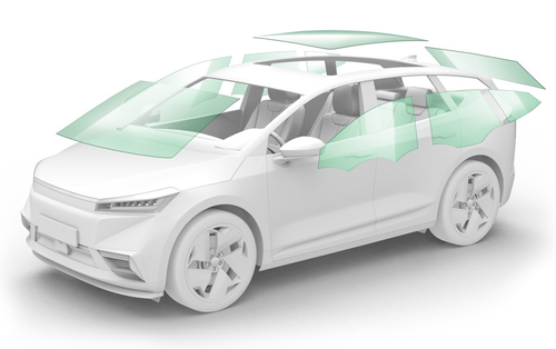 UVL-Automobil-Glas-Klebe-Anwendung